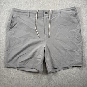 Faherty All‎ Day Shorts Mens 40 Gray Hiking Chino Lightweight Outdoor Casual
